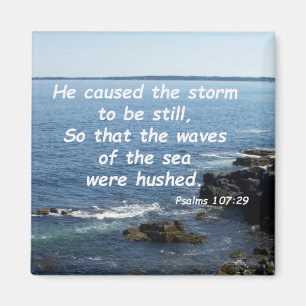 Psalms 107:29 magnet