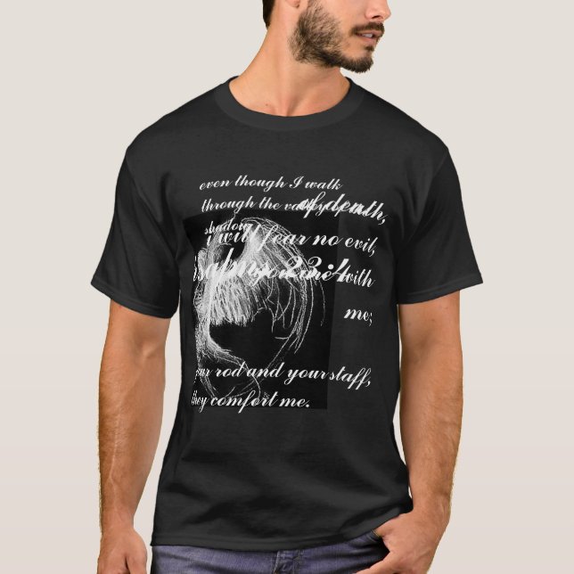psalms 23:4 T-Shirt (Front)