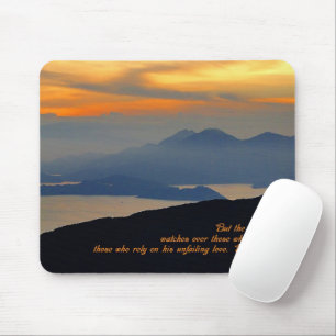 Psalms 33:18 Inspirational Mouse Pad