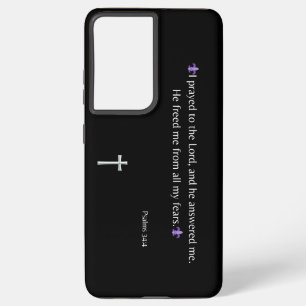 Psalms 34:4 Bible Verse iPhone / iPad case