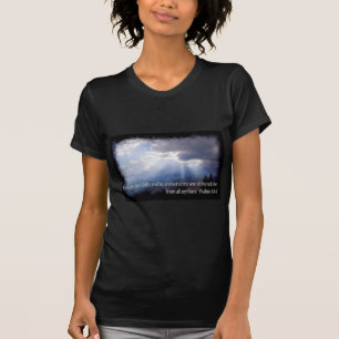 Psalms 34:4 on dark T-Shirt