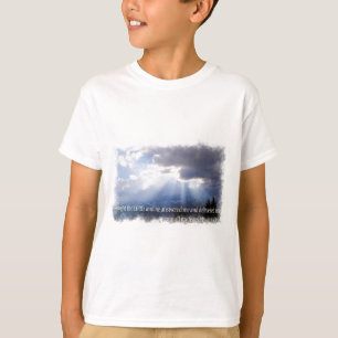 Psalms 34:4 on light T-Shirt