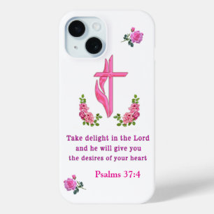 Psalms 37:4 iPhone 15 case