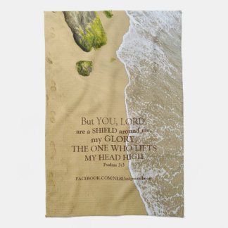 Psalms 3:3 My Shield Tea Towel