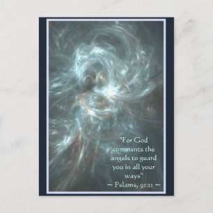 PSALMS 91:11 POSTCARD