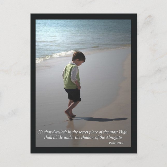 Psalms 91:1 postcard (Front)
