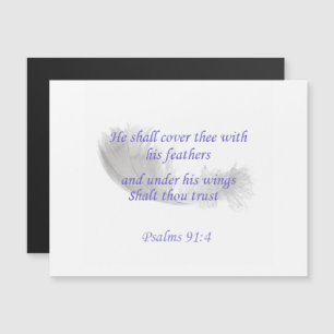 Psalms 91:4 He shall cover thee with his feathers