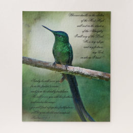 Psalms 91 Inspirational iPad Mini Cover Planner Jigsaw Puzzle