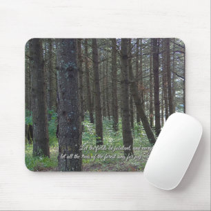 Psalms 96:12 Inspirational Mouse Pad