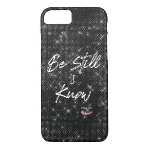 Psalms Be Still and Know Bible Verse iPhone 8/7 Case