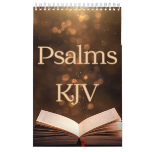 Psalms Bible Verses Collection Wall Calendar