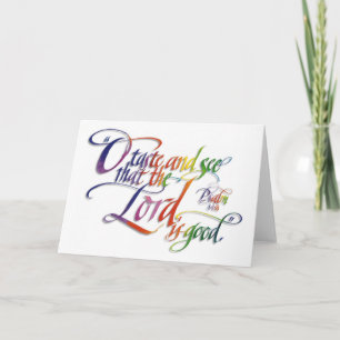 Psalms Card