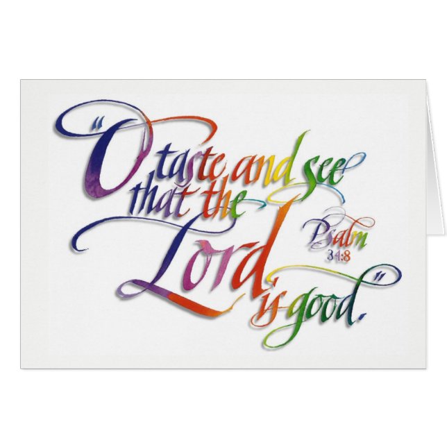 Psalms Card (Front Horizontal)