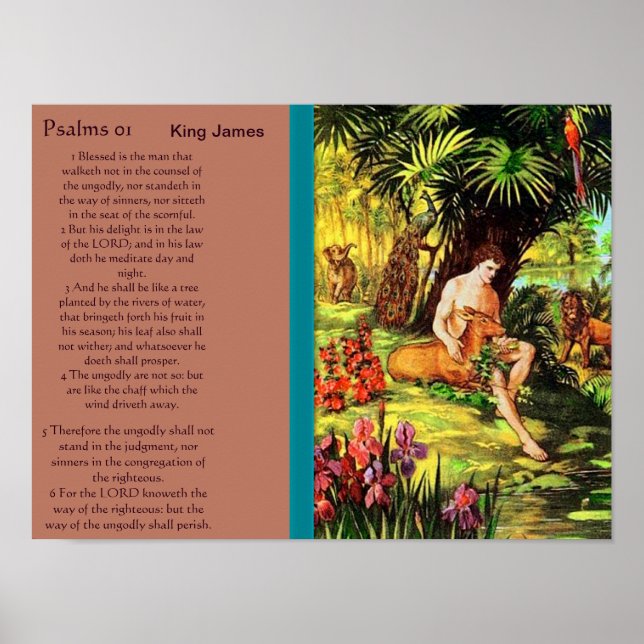 Psalms chapter 01 Posters 5 (Front)
