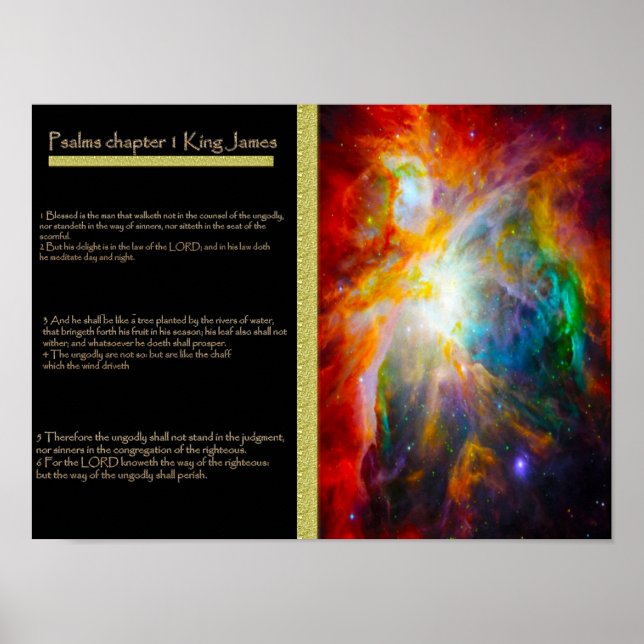 Psalms chapter 01 Posters 6 (Front)