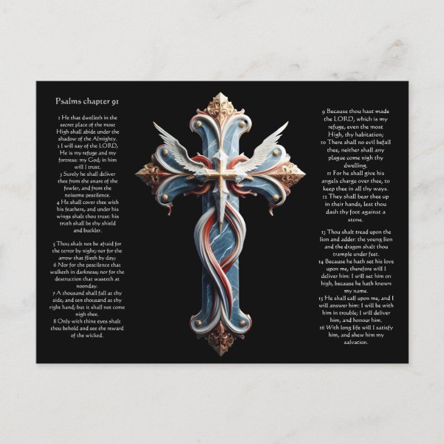 Psalms chapter 91 Postcard (Front)