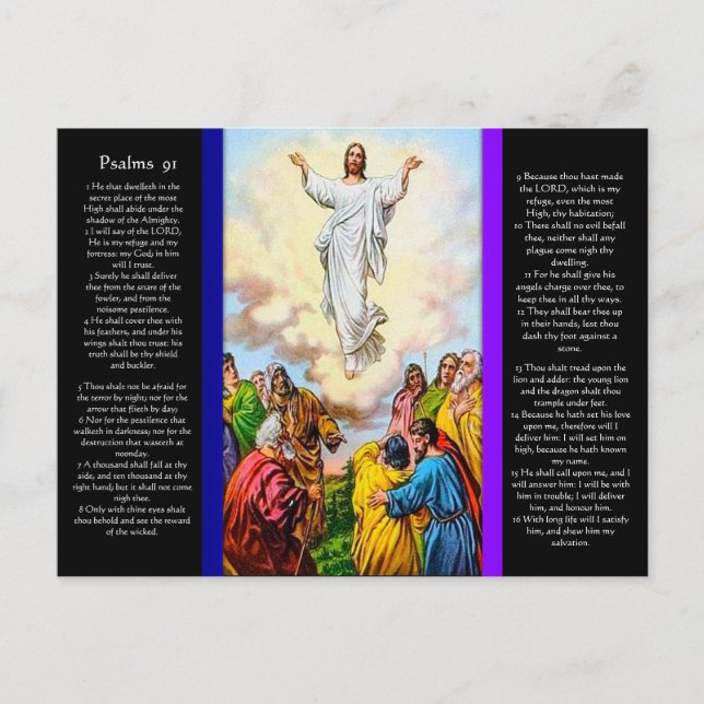 Psalms chapter 91 Postcard (Front)