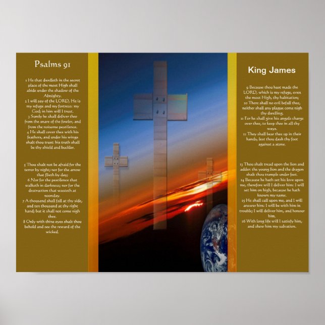 Psalms chapter 91 Posters 1 (Front)