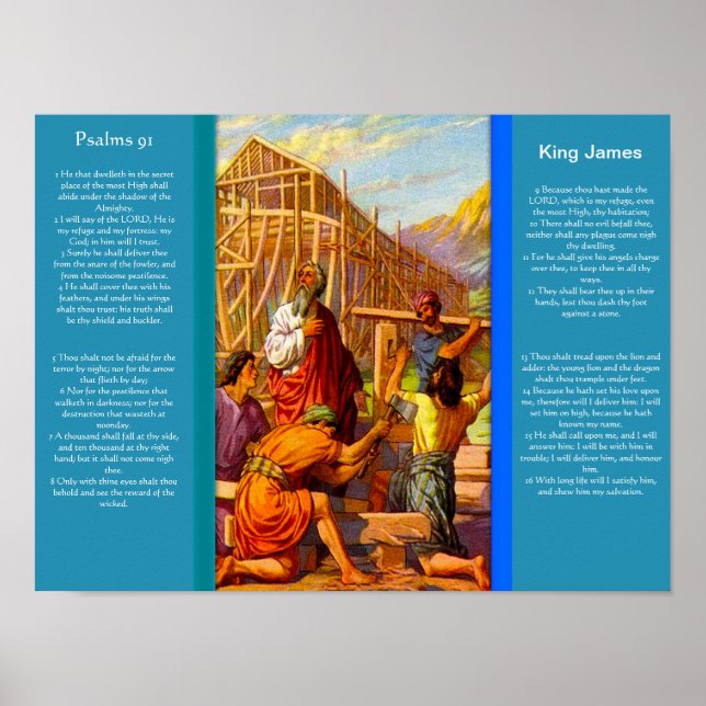 Psalms chapter 91 Posters 7 (Front)