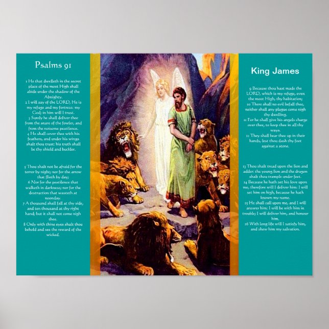 Psalms chapter 91 Posters 9 (Front)