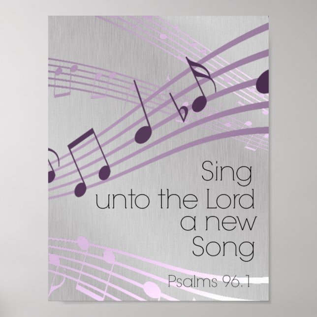Psalms: Sing unto the Lord a new Song Poster (Front)