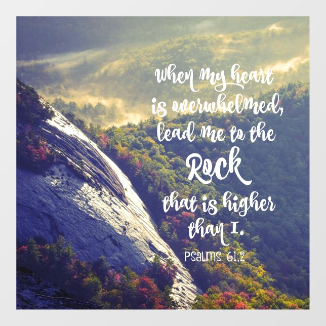 Psalms: When my Heart is Overwhelmed Verse (Sheet)