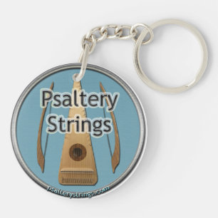 Psaltery Strings Network Logo Key Chain