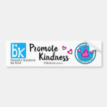 PSBeKind_Peaceful Solutions_ Bumper Sticker