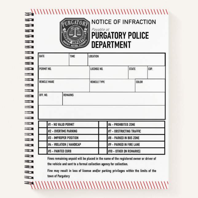 PSD Notice notebook (Front)