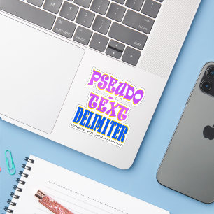 Pseudo-Text Delimiter in Cobol Programming Sticker