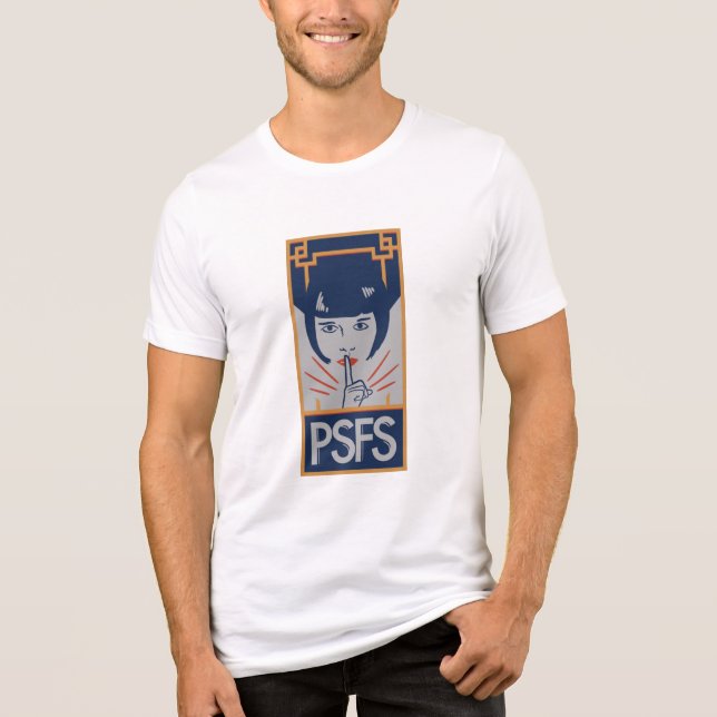 PSFS Old Logo T-shirt  Tri-Blend Shirt (Front)