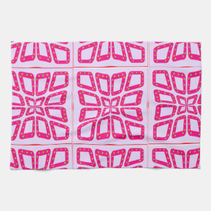 PSG Dots Pinched Tiles. Tea Towel