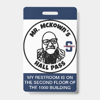 PSHS Hall Pass Badge ID Badge