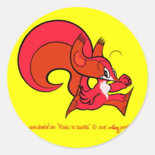 Psi Squirrel Sticker 1