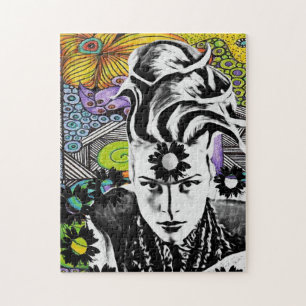 Psicodelic Pop Woman Puzzle