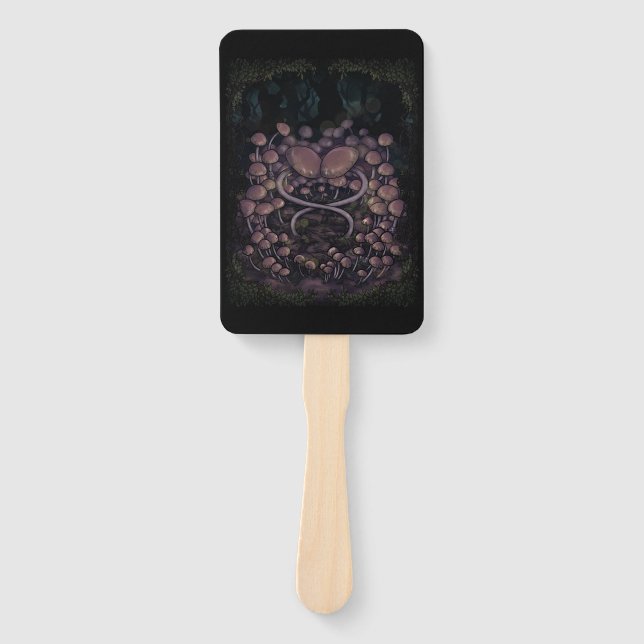Psilocybe Allenii Hand Fan (Front)
