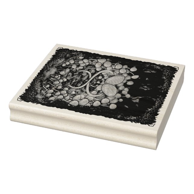 Psilocybe Allenii Rubber Stamp (Stamp)