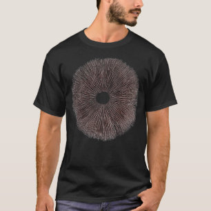 Psilocybe Cubensis Psychedelic Mushroom Spore Prin T-Shirt