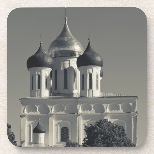 Pskov Kremlin and Trinity Cathedral Coaster (Front)