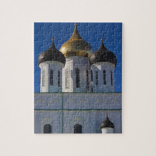 Pskov Kremlin and Trinity Cathedral Jigsaw Puzzle (Vertical)