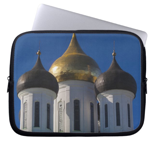 Pskov Kremlin and Trinity Cathedral Laptop Sleeve (Front)