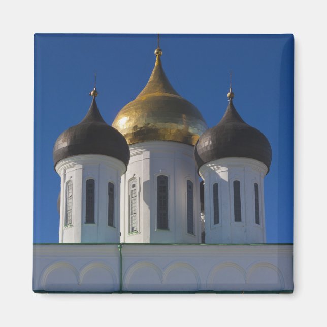 Pskov Kremlin and Trinity Cathedral Magnet (Front)