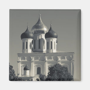 Pskov Kremlin and Trinity Cathedral Magnet