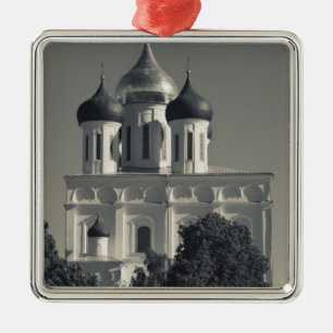 Pskov Kremlin and Trinity Cathedral Metal Tree Decoration