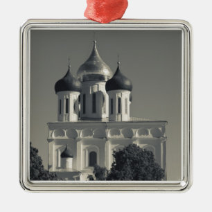 Pskov Kremlin and Trinity Cathedral Metal Tree Decoration
