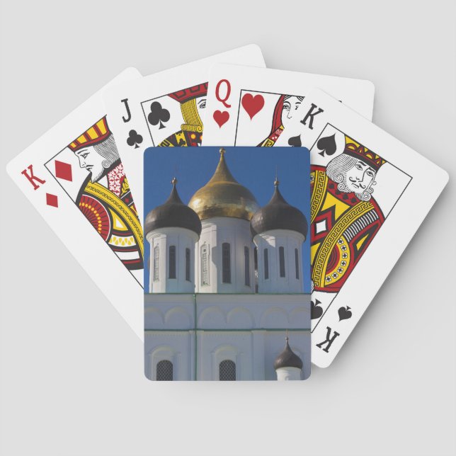 Pskov Kremlin and Trinity Cathedral Playing Cards (Back)