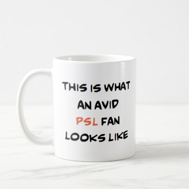 psl fan, avid coffee mug (Left)