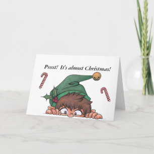Psssst! It's almost Christmas! Holiday Card