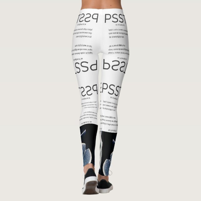 Psst Leggingist Leggings (Back)