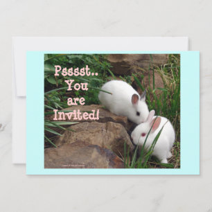 Psst, you are invited! invitation